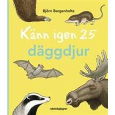 Känn igen 25 däggdjur (Inbunden)