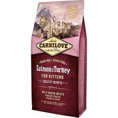 Mascotas Carnilove Pack 2 x 6 kg Salmón Y Pavo Para Gatitos 6kg