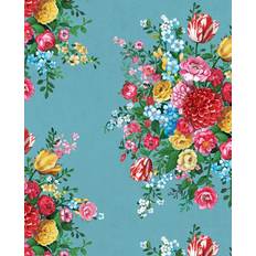 Bloemen - Geel Behangen Intrade Florale Tapete Dutch Painters von Eijffinger 341045 blau/hellblau