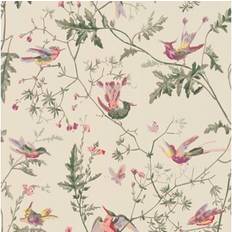 Cole & Son Hummingbirds Wallpaper Archive Anthology Original multi-colour 100/14071 Roll