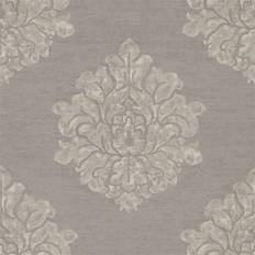 Sanderson Damask Tapete Laurie von Charcoal gris