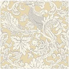 Cole & Son Damask Tapete Balabina von Pale Yellow creme