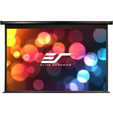 Elite Screens Schermo di Proiezione Motorizzato ELECTRIC84H Formato 16:9 Bianco, Nero