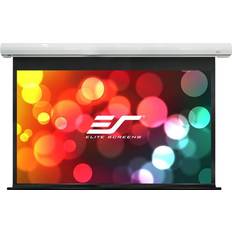 16:10 Écrans de projection Elite Screens Saker Series Écran de projection montable au plafond, montable sur mur motorisé 230 V 120" (305 cm) 16:10 MaxWhite FG blanc