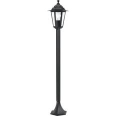 Glass Lighting Eglo Laterna Black Lamp Post 100cm