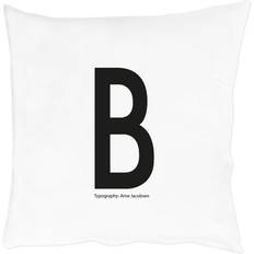 Boligtekstiler Design Letters B Hovedpudebetræk Black/White (70x60cm)