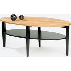 Natur - Ovala Soffbord Stenexpo Baltimore Oak/Black Soffbord 52x120cm