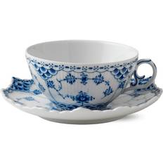 Royal Copenhagen Blue Fluted Full Lace Kaffekopp, Tekopp 22cl