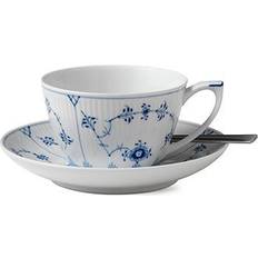 Royal copenhagen blå Royal Copenhagen Blue Fluted Plain Tekopp 28cl