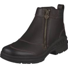 Ariat Barnyard Side Zip Boots - Dark Brown Leather