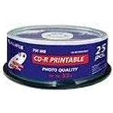 Optischer Speicher Fujifilm CD-R 700MB 52x Spindle 25-Pack Inkjet