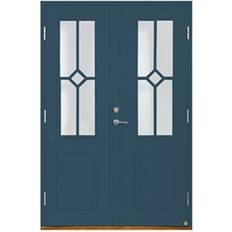 Leksandsdörren Brenäs Ytterdörr Klarglas S 6020-B V (150x210cm)