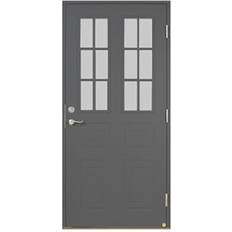 Leksandsdörren Åsleden Ytterdörr Klarglas S 6000-N V (100x210cm)