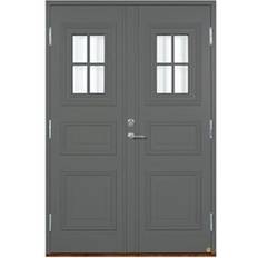 Leksandsdörren Rönnäs Ytterdörr Klarglas S 6000-N V (150x210cm)