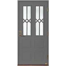 Leksandsdörren Styrsjöbo Ytterdörr Klarglas S 6000-N V (90x210cm)
