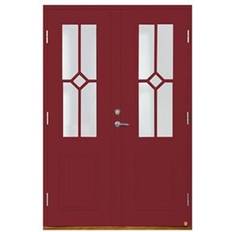 Leksandsdörren Brenäs Ytterdörr Klarglas S 4050-R H (150x210cm)