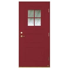 Leksandsdörren Siljansnäs Ytterdörr Klarglas S 4050-R H (90x210cm)