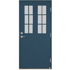 Leksandsdörren Åsleden Ytterdörr Klarglas S 6020-B V (90x200cm)