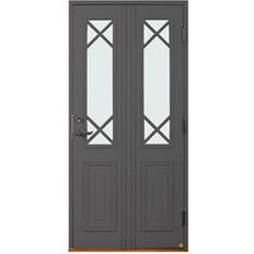 Leksandsdörren Klockarberg Ytterdörr Klarglas S 6000-N V (100x210cm)