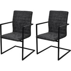 vidaXL Cantilever Køkkenstol 88.2cm 2stk