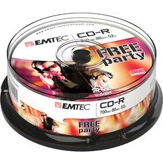Emtec CD-R 700MB 52x Spindle 25-Pack