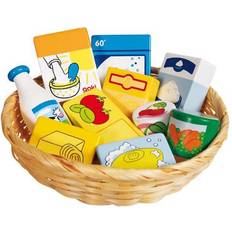 Goki Spielzeuglebensmittel Goki Toy Shop Miniatures in a Basket Food & Household Goods