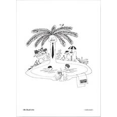 Olle Eksell Ögon Cacao 1956 Pool Party Poster 50x70cm