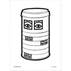 Olle Eksell Ögon Cacao 1956 Can Poster 50x70cm