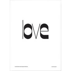 Olle Eksell Love Plakat 50x70cm