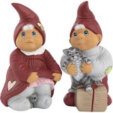 Årsnissepar Klarborg Uffe & Andrea 2015 Julepynt 13cm 2stk