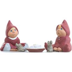 Klarborg Bette Knud and Bette Inger Red Julepynt 9cm 5stk