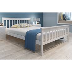 140cm - 200cm Beds vidaXL Pine Frame Bed