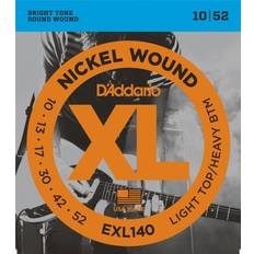 D'Addario EXL140 Light Top/Heavy Bottom 10-52 Corde x Chitarra Elettrica Nickel