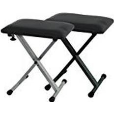 Zwart Krukken en Banken Gewa 900530 Metal piano stool Black