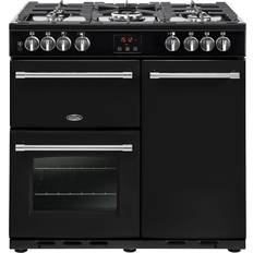 90cm Gas Cookers Belling Farmhouse 90DFT Black