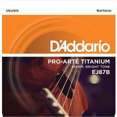 D'Addario EJ87B Cordes en titane pour ukulélé Baritone