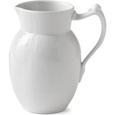 Säker för mikrovågsugn Gräddkannor Royal Copenhagen White Fluted Gräddkanna 0.9L