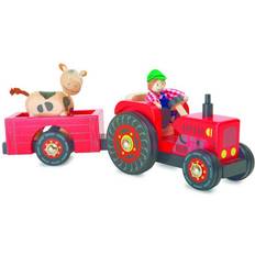 Farm Tractor with Trailer