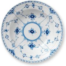 Royal Copenhagen Blue Fluted Half Lace Djup tallrik 21cm