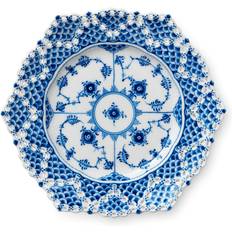 Royal Copenhagen Blue Fluted Full Lace Dessert Plate 21cm