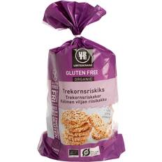 Ekologiska Kex, Knäckebröd & Skorpor Urtekram Trekornsriskakor Eko GF 100g 100g