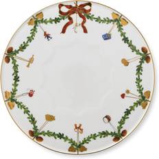 Royal Copenhagen Cake Plates Royal Copenhagen Star Fluted Christmas Cake Plate 12.598"