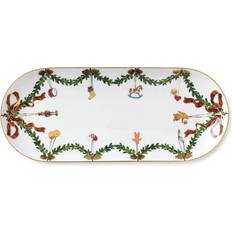 Royal Copenhagen Star Fluted Christmas Serving Dish