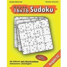 16x16 Super-Sudoku Mit Buchstaben 02: 16x16 Buchstaben-Sudoku Mit Losungen, Ausgabe 02 (Häftad)
