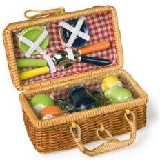 Metal Juguetes de Comida Legler Picnic Basket Multicoloured