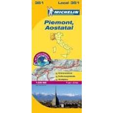 Livres Michelin Lokalkarte Piemont-Aostatal 1: 200 000