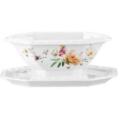 White Sauce Boats Rosenthal Maria Pink Rose Sauce Boat 0.4L