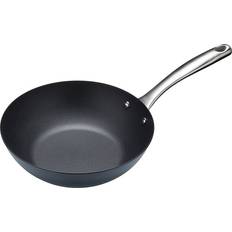 Kulstål - Rustfrit stål Wokpander KitchenCraft MasterClass Induction Ready 24.5cm