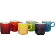 Le Creuset Rainbow Tazzina da caffè espresso 10cl 6pcs