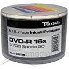 Optical Storage Traxdata DVD-R White 4.7GB 16x Spindle 50-Pack